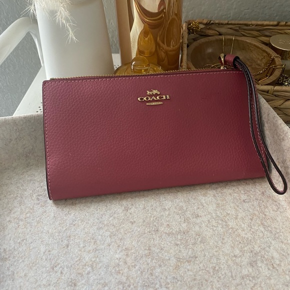 Authentic Coach wallet - slim, limited edition pink - Picture 1 of 8